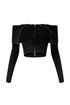Bethany Folded Cape Zipper Sweater